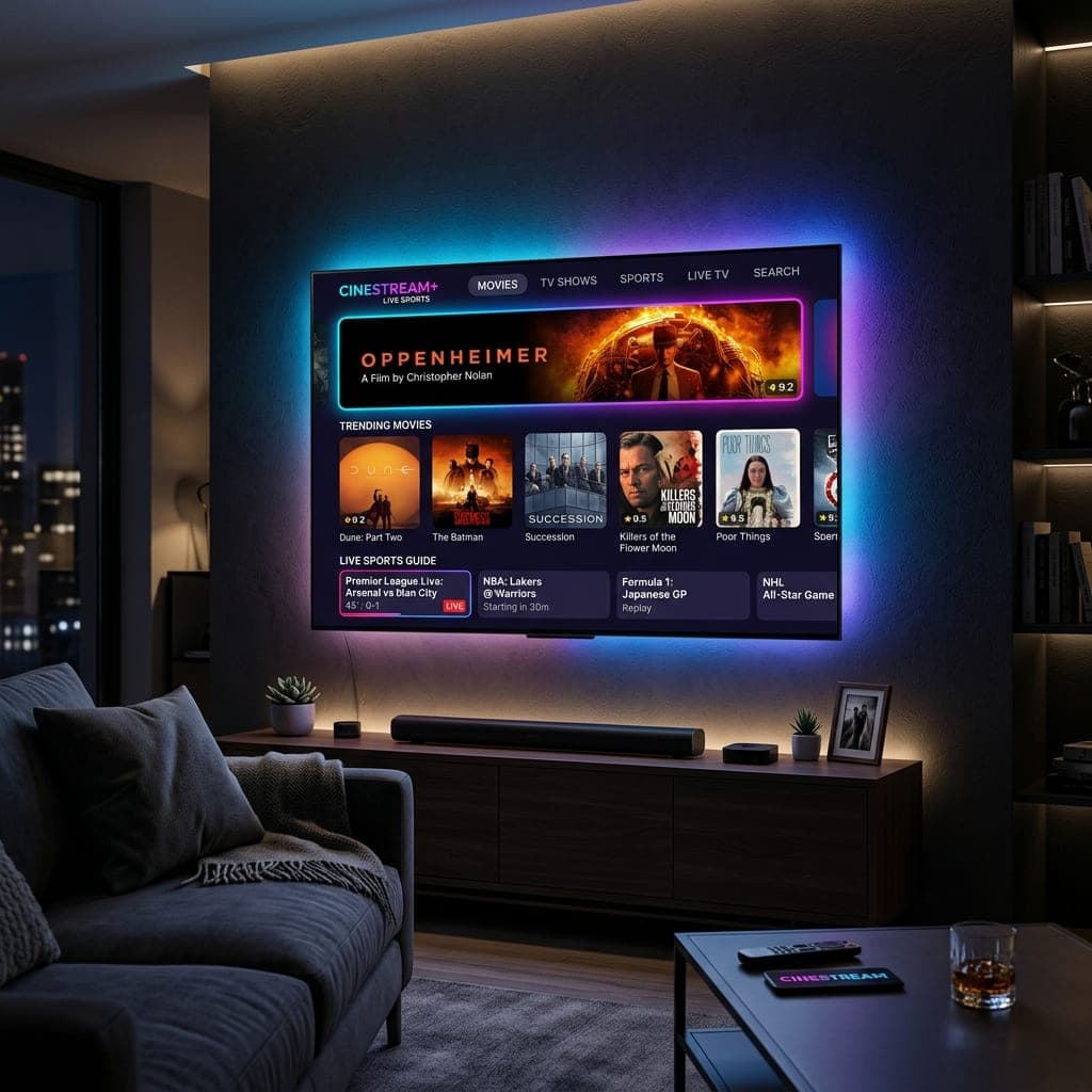 IPTV Smarters Pro Premium Interface